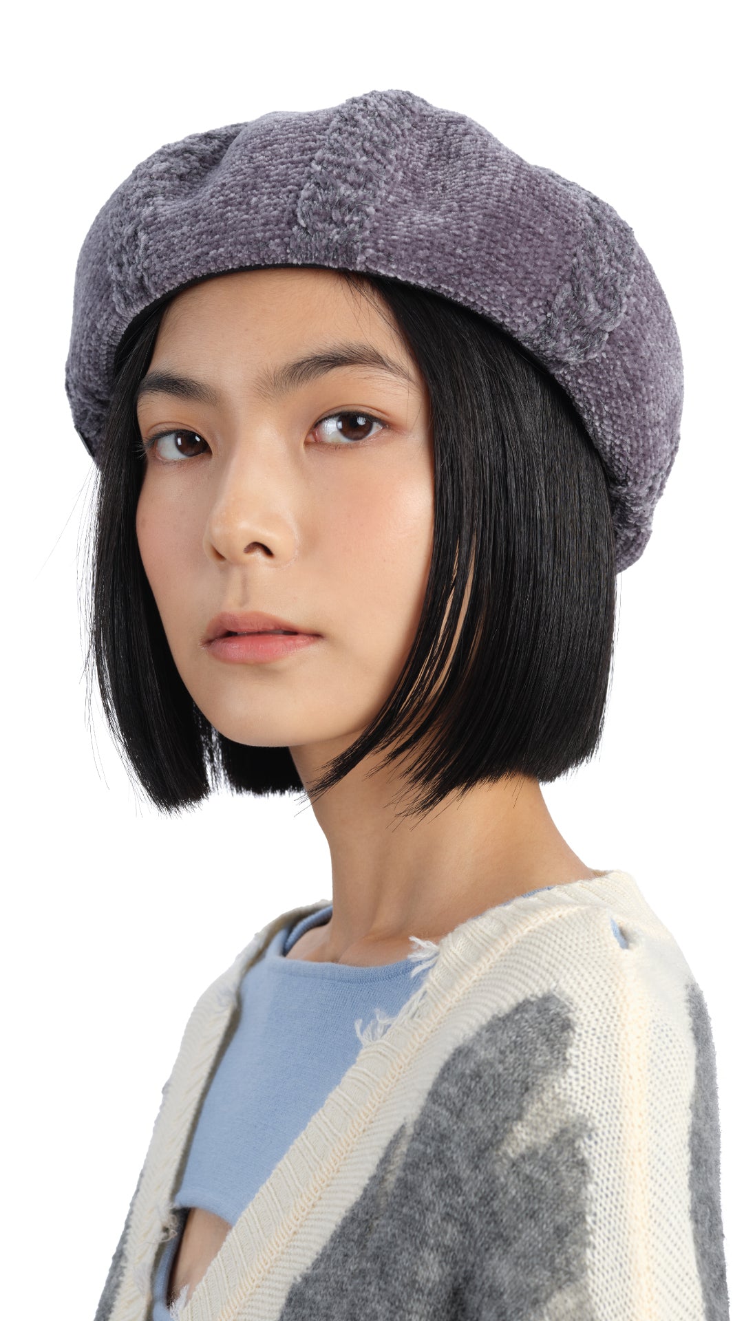Stylish Cable Knitted Artist Beret - Soft Wool Winter Hat for Women & Men - Perfect for Painting, Photography & Fashion Outfits