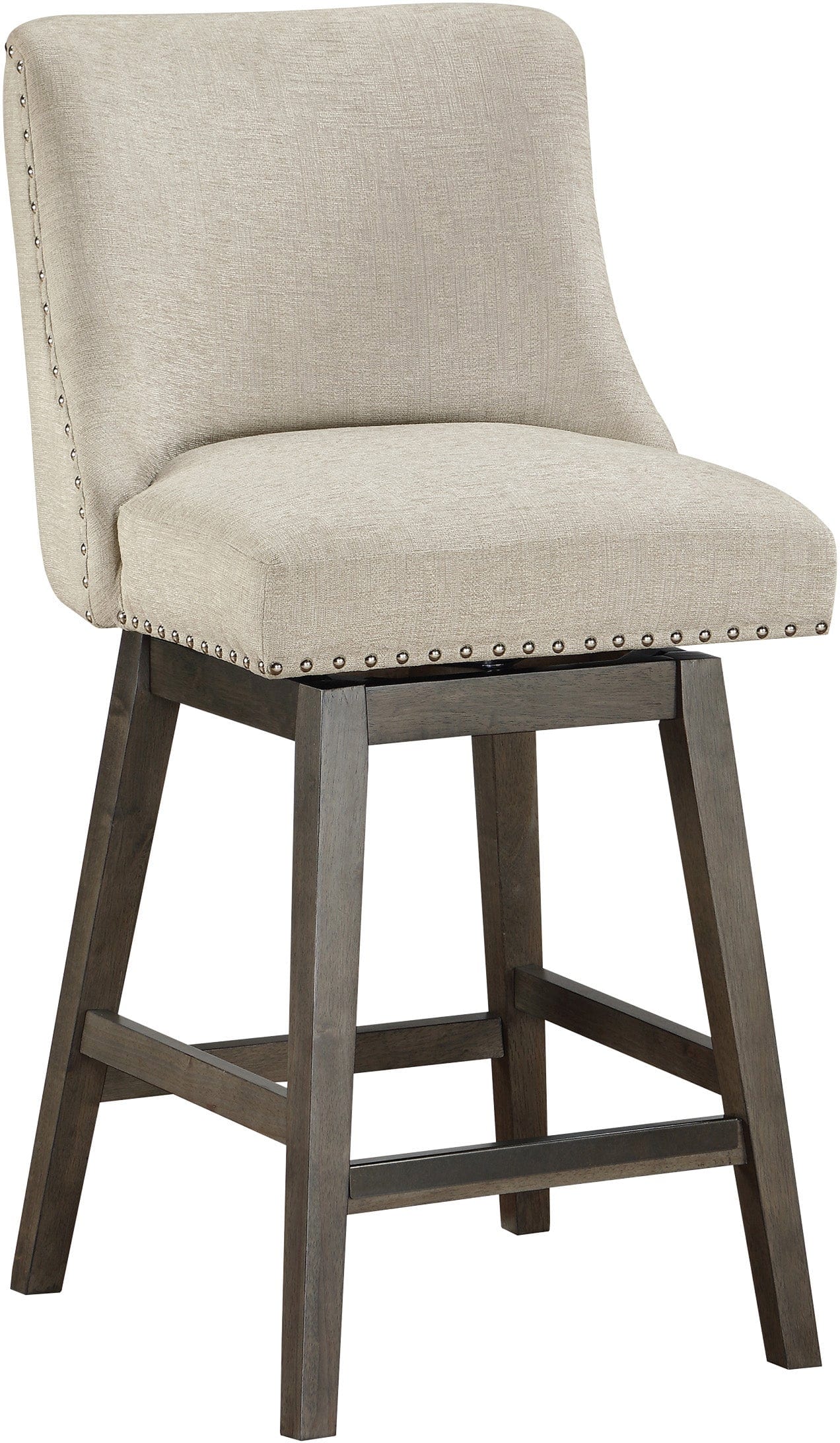 Wheat Fabric / Grey Frame