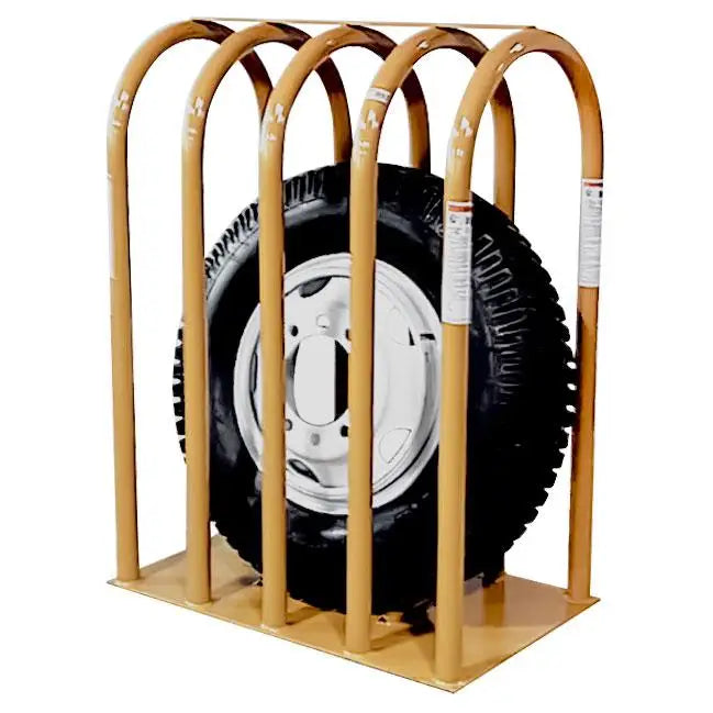 Ken Tool T105 Heavy Duty 5 Bar Tire Inflation Cage - Safety Tire Bead Blaster for Truck & Tractor Tires - Perfect for Auto Shops & Farm Use