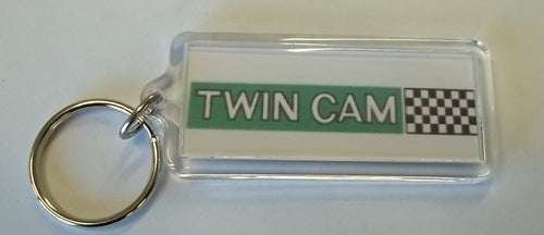 Twincam Key Ring - Durable Metal Keychain with Carabiner Clip for Keys, Lanyards & Backpacks - Perfect for Home, Office, Travel & Outdoor Adventures