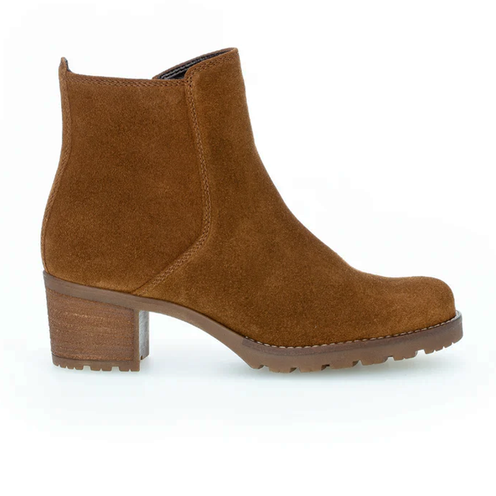 Gabor Delight 32800 Women's Ankle Boots in Cognac Dreamvelour - Comfortable & Stylish Fall/Winter Fashion for Work, Dating & Casual Outings