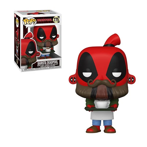 Funko Pop! Marvel Deadpool Barista #775 - Collectible Vinyl Figure for Home, Office & Marvel Fans Display