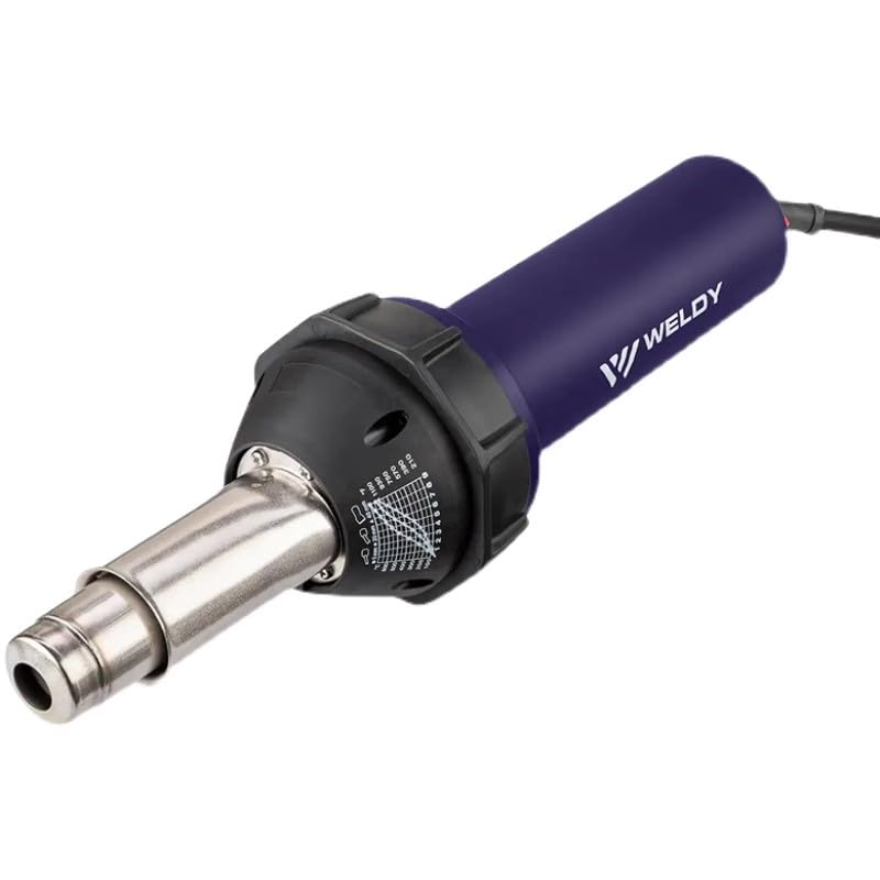 1600W Professional 110V Hot Air Gun - Weldy Heat Gun Set for Overlap Air Welding, Soldering & DIY Projects | Heavy-Duty Hot Blast Torch for Crafts, Shrink Wrapping & Home Repairs