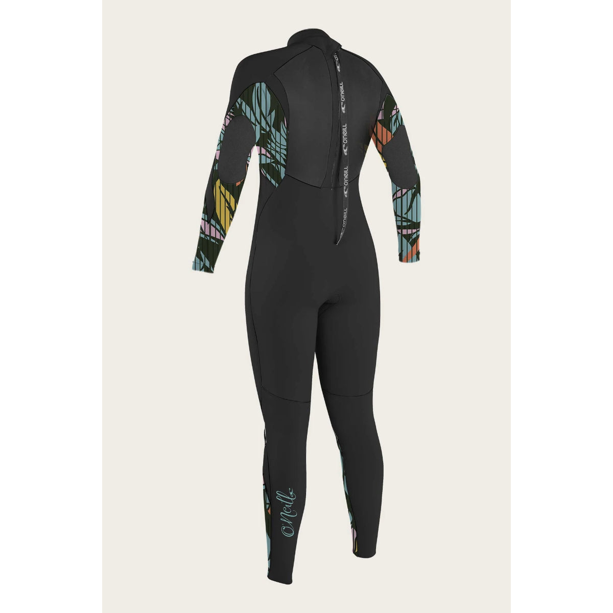 O'Neill Girls Epic 4/3 Youth Wetsuit 4216G - Black/Baylen/Black - Perfect for Surfing, Swimming & Water Sports