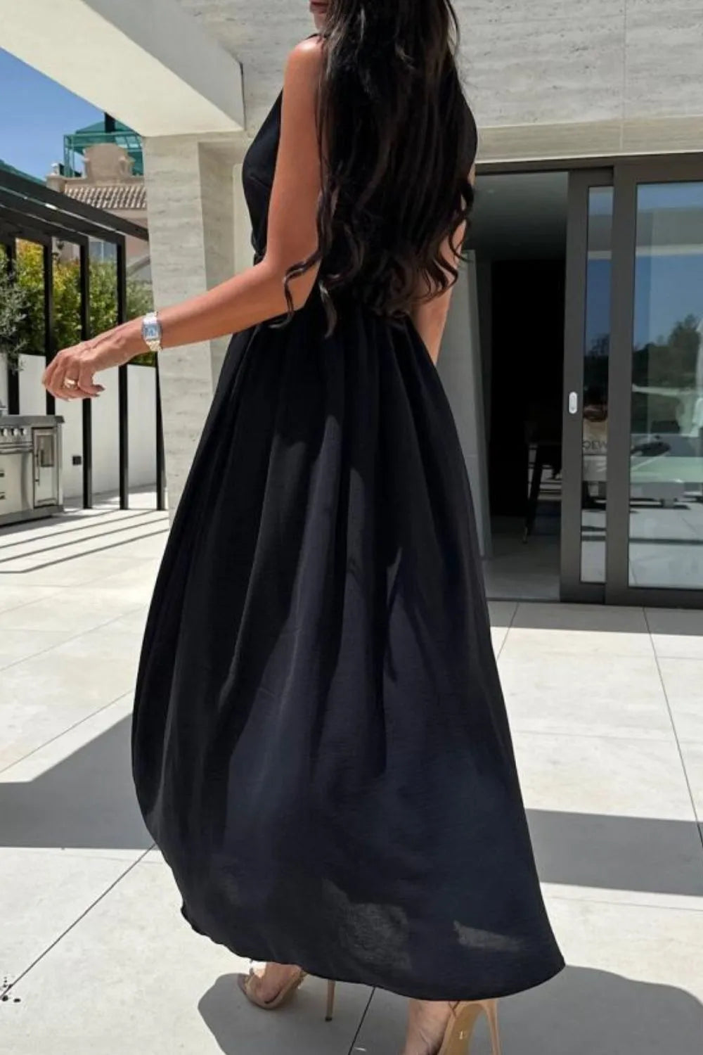 Stylish Sleeveless Slit Resort Maxi Dress for Women - Beach Vacation, Summer Party & Evening Outfits