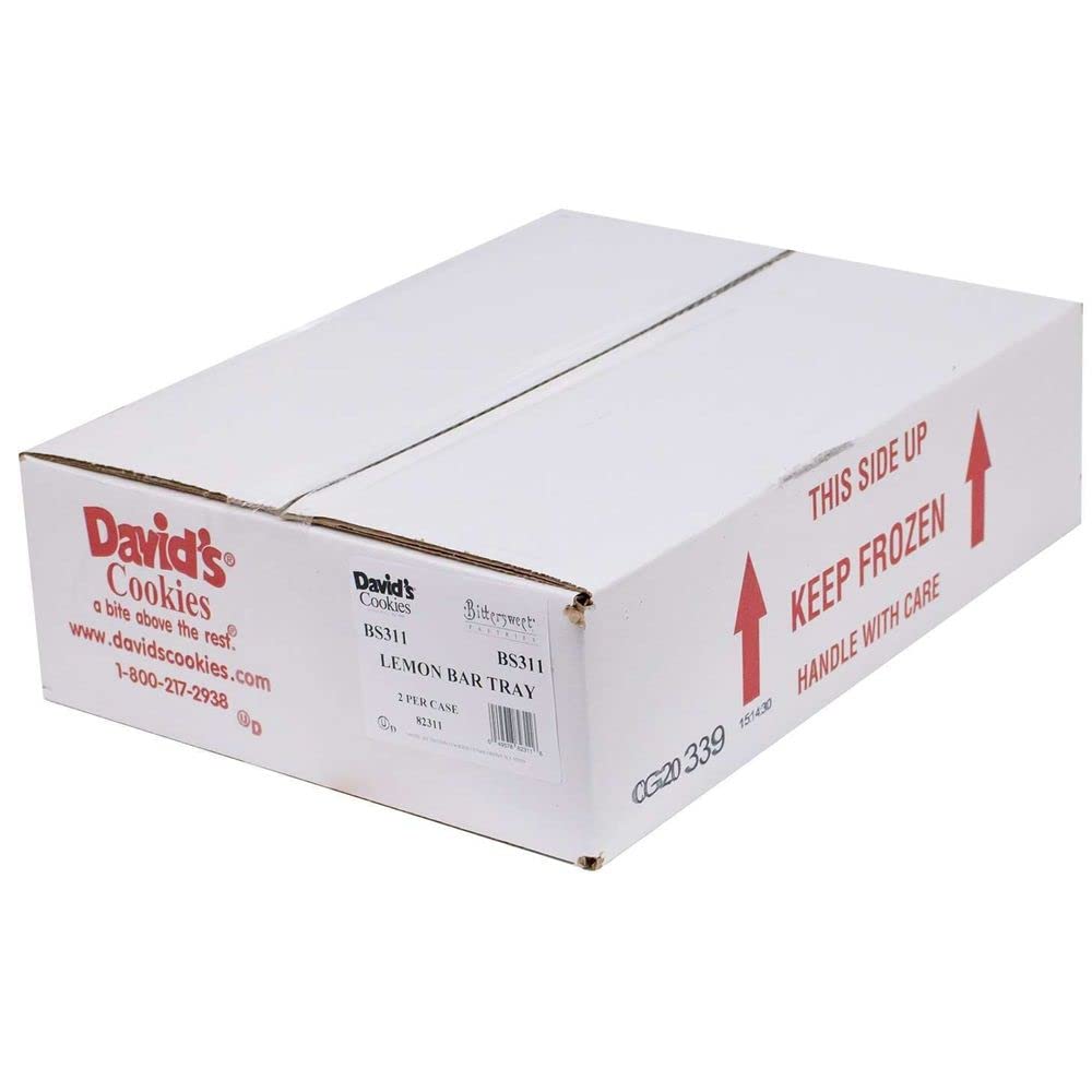 Bittersweet Pastries 1/2 Sheet Lemon Dessert Bars - 24 Count per Pack (2 Packs per Case) | Perfect for Parties, Catering & Office Events