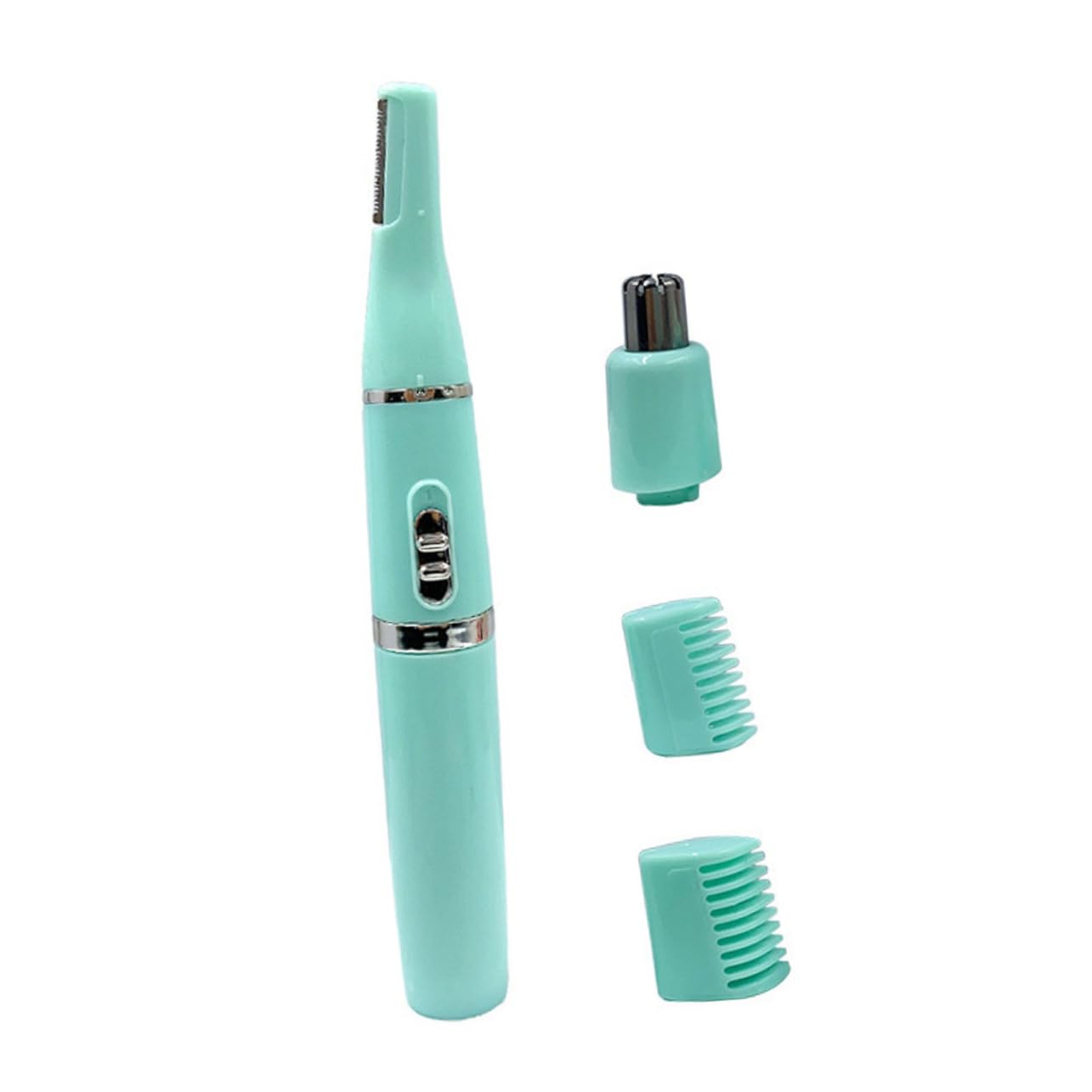 Minkissy Electric Eyebrow & Nose Hair Trimmer for Men - Portable Facial Hair Remover, Body Grooming Shaver with ABS Material - Perfect for Travel, Home & Office Use