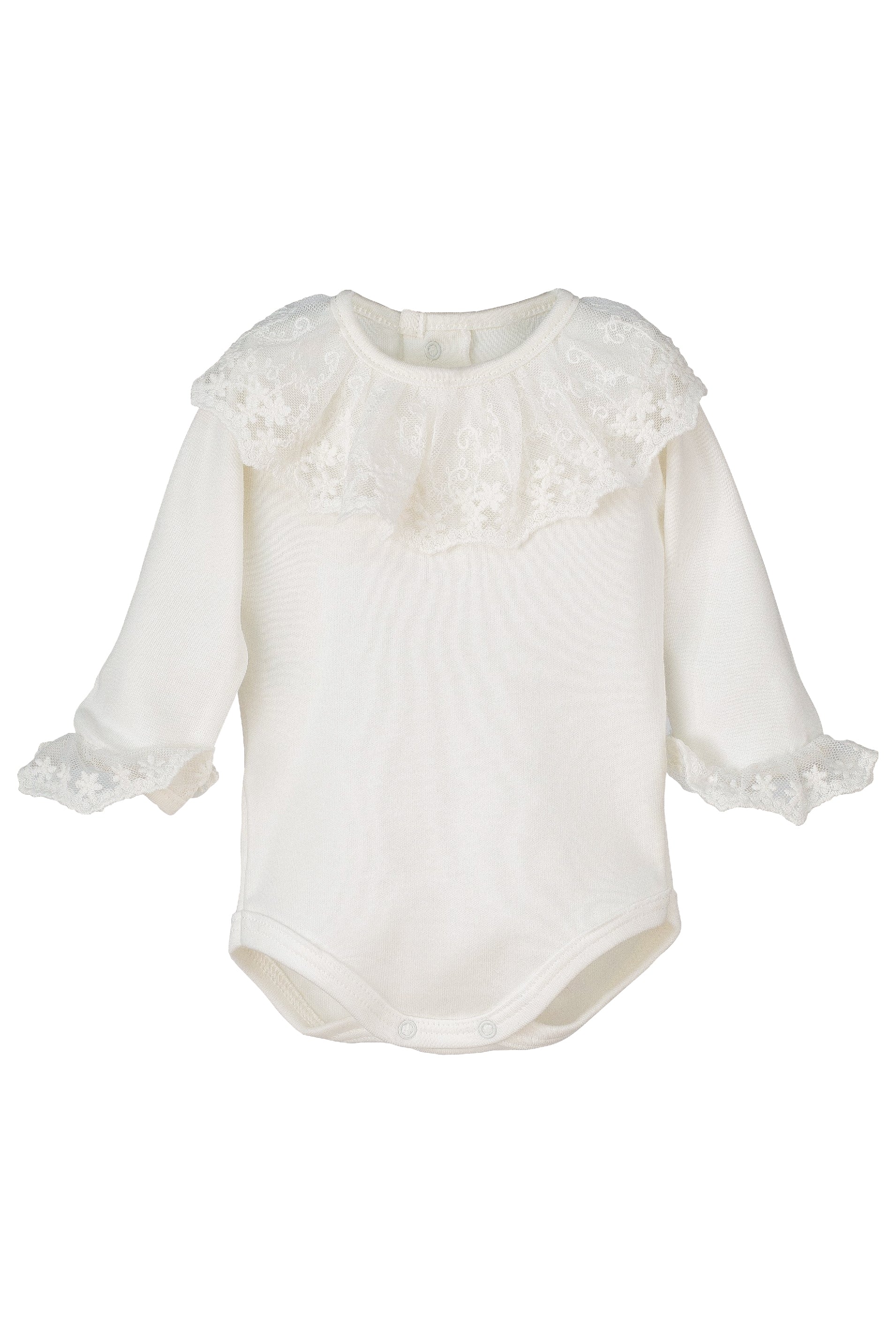 Elegant Lace Collar & Cuffs Long Sleeve Bodysuit for Women - Vintage Style Lingerie Top for Romantic Date Nights & Special Occasions
