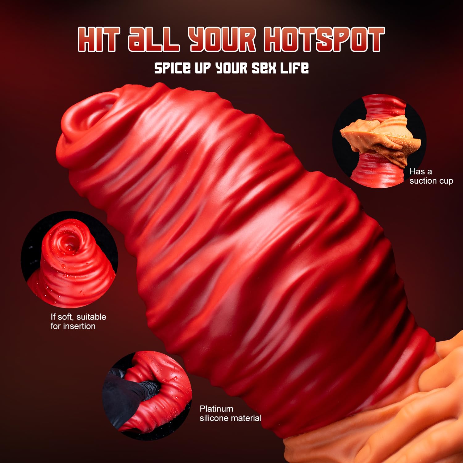 Premium Anal Plug Sex Toy for Women - Dual Texture 