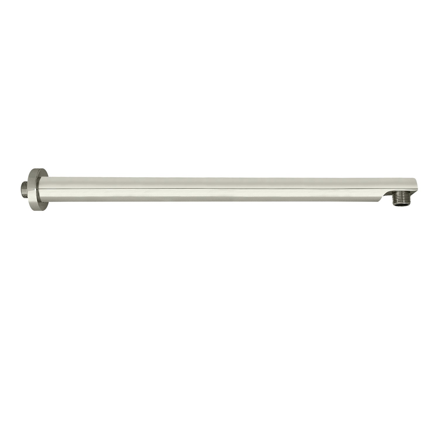 AquaElements K8119E6 18.9 Inch Rain Drop Shower Arm with Flange - Polished Nickel Finish for Modern Bathroom & Spa Experience