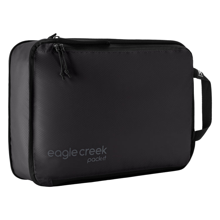 Eagle Creek Pack It Isolate Compression Cube M - Black | Travel Organizer for Clothes & Accessories | Perfect for Backpacking, Camping & Business Trips