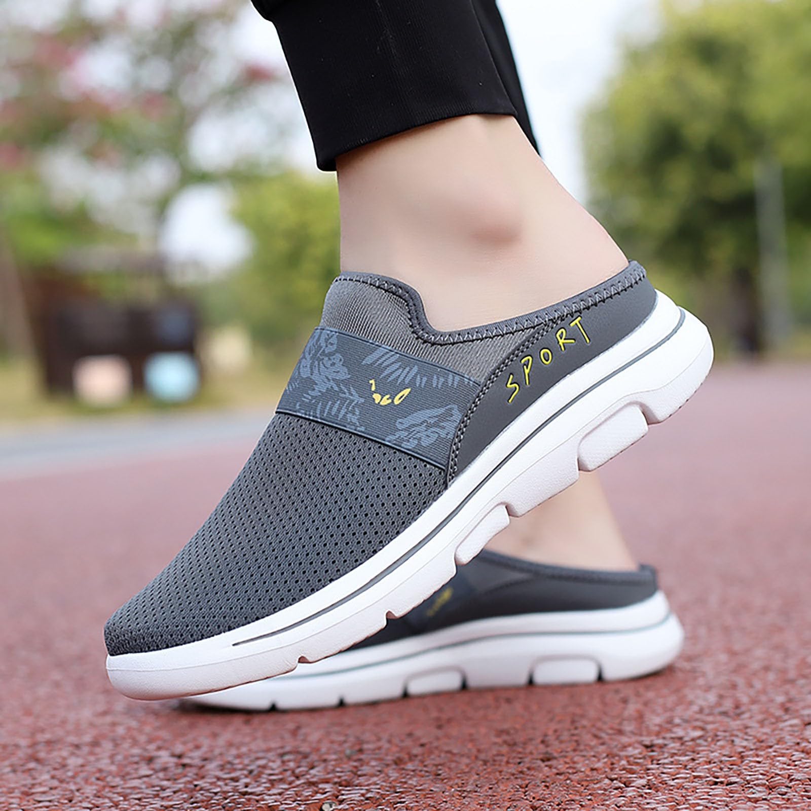 Women's Slip-On Mules 2025 - Backless Lightweight Walking Sneakers for Casual & Dressy Outfits | Comfortable Slip-On Tennis Shoes for Work, Travel & Everyday Wear