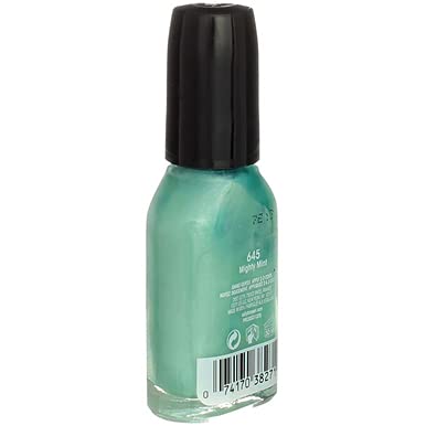 Sally Hansen Hard As Nails Nail Polish - Mighty Mint Green Color, 0.45 Fl Oz - Strengthens & Protects Nails for Salon-Quality Manicures at Home or On The Go