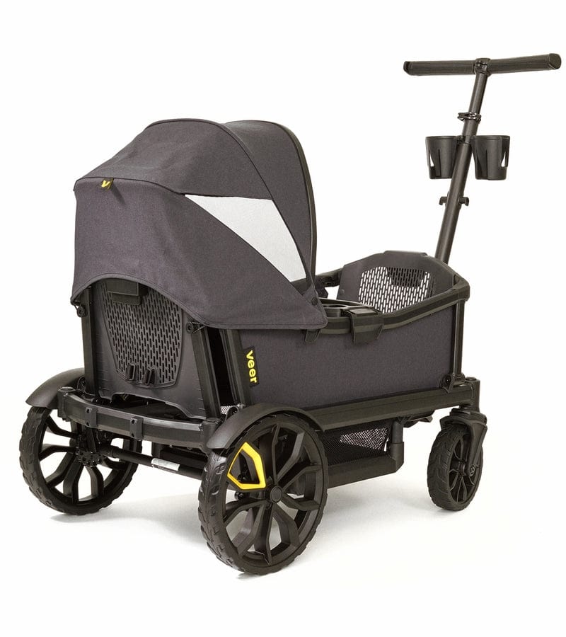 Veer Retractable Canopy XL - 4 Seat Beach Cruiser Wagon with Sun Shade | Perfect for Beach Outings, Camping, and Outdoor Adventures