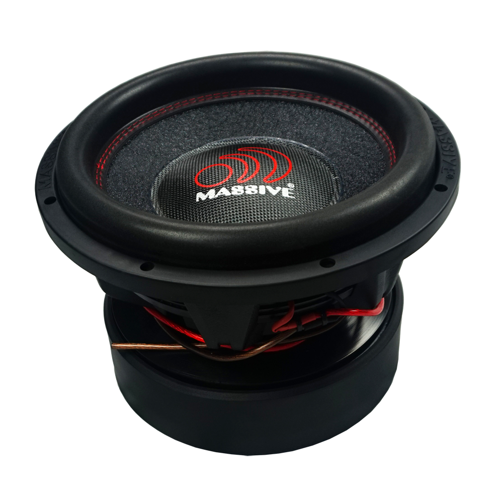 HIPPOXL122R 12-Inch 3000 Watts RMS Dual 2 Ohm 4 Voice Coil Mega Subwoofer - Powerful Bass for Car Audio & Home Theater Systems