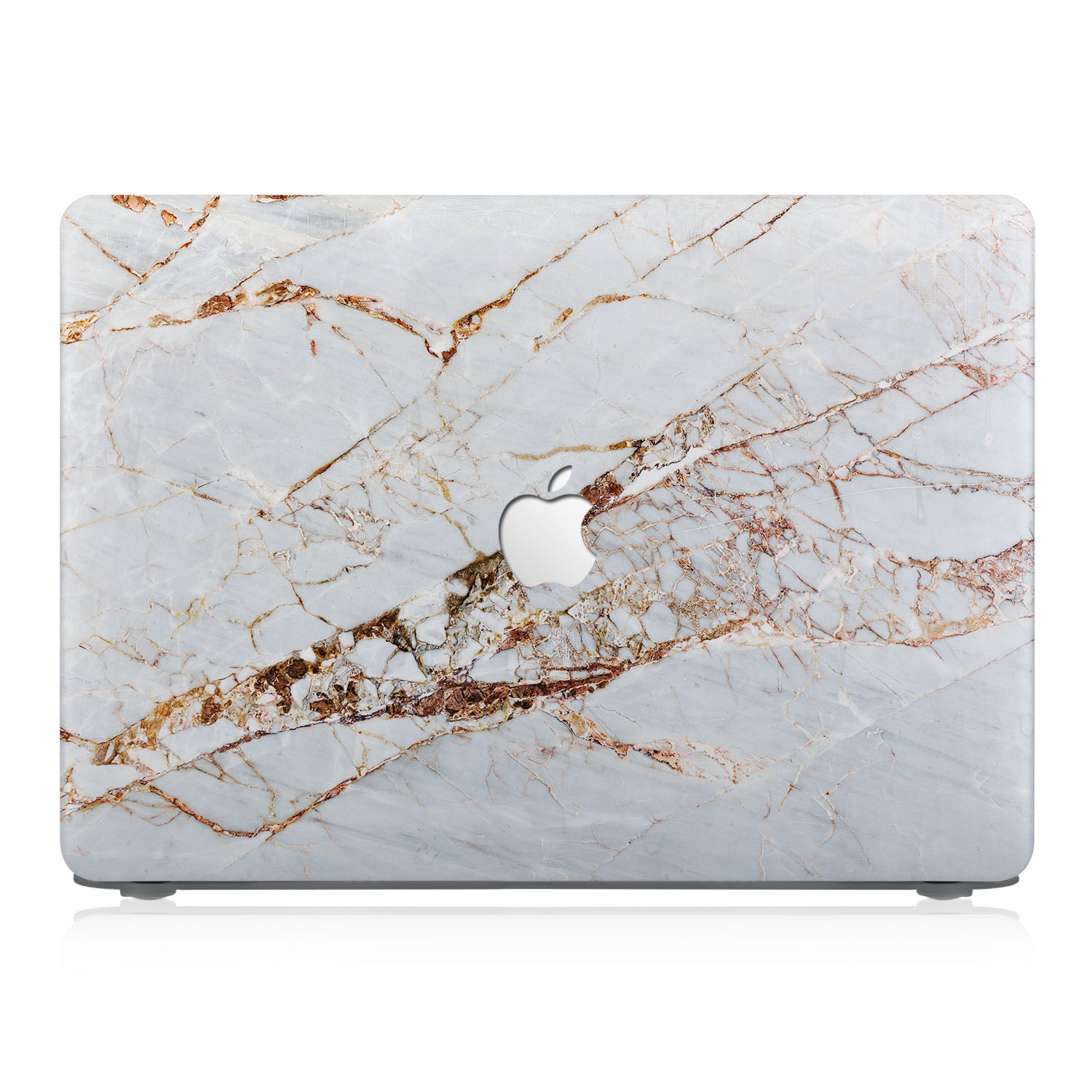 Premium Marble MacBook Case for MacBook Pro/Air 2020 - Slim Protective Cover with Stylish Marble Design for Work, Travel & School