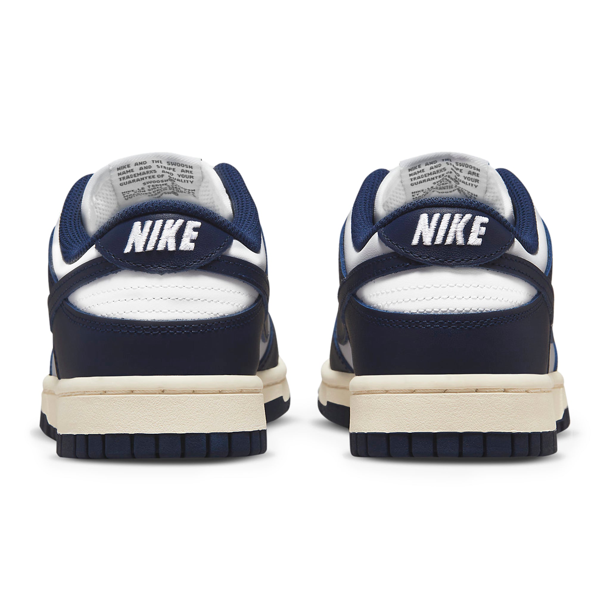 Nike Dunk Low Vintage Navy Women's Sneakers - Retro Style Casual Shoes for Running, Walking & Streetwear Fashion