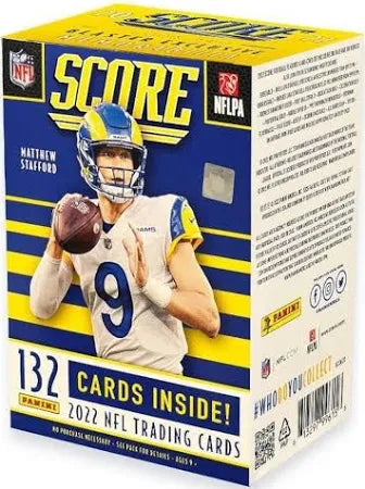 2022 Panini Score NFL Football Blaster Box - 24 Trading Cards with Rookies & Stars - Perfect for Collectors, Fantasy Football Fans & Game Day Decor