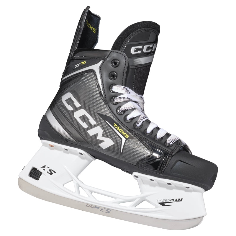 CCM Tacks XF70 Intermediate Ice Hockey Skates - Lightweight & Durable for Competitive Play & Training