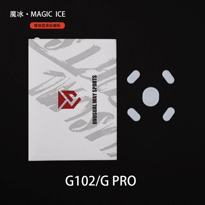 Logitech G Pro / G102 / G203 Magic Ice Mouse Skates - Smooth Gliding Gaming Mouse Feet for Esports & FPS Gaming - Perfect for Competitive Gaming & Office Use