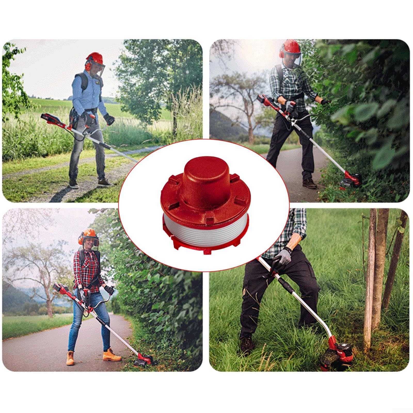 3-Piece Trimmer Line Spool Replacement for Einhell GE-CT 36/30 Li E SOLO & AGILLO 36/255 BL - Durable Grass Trimmer String for Lawn Mower Maintenance | Perfect for Landscaping, Yard Work & Garden Care