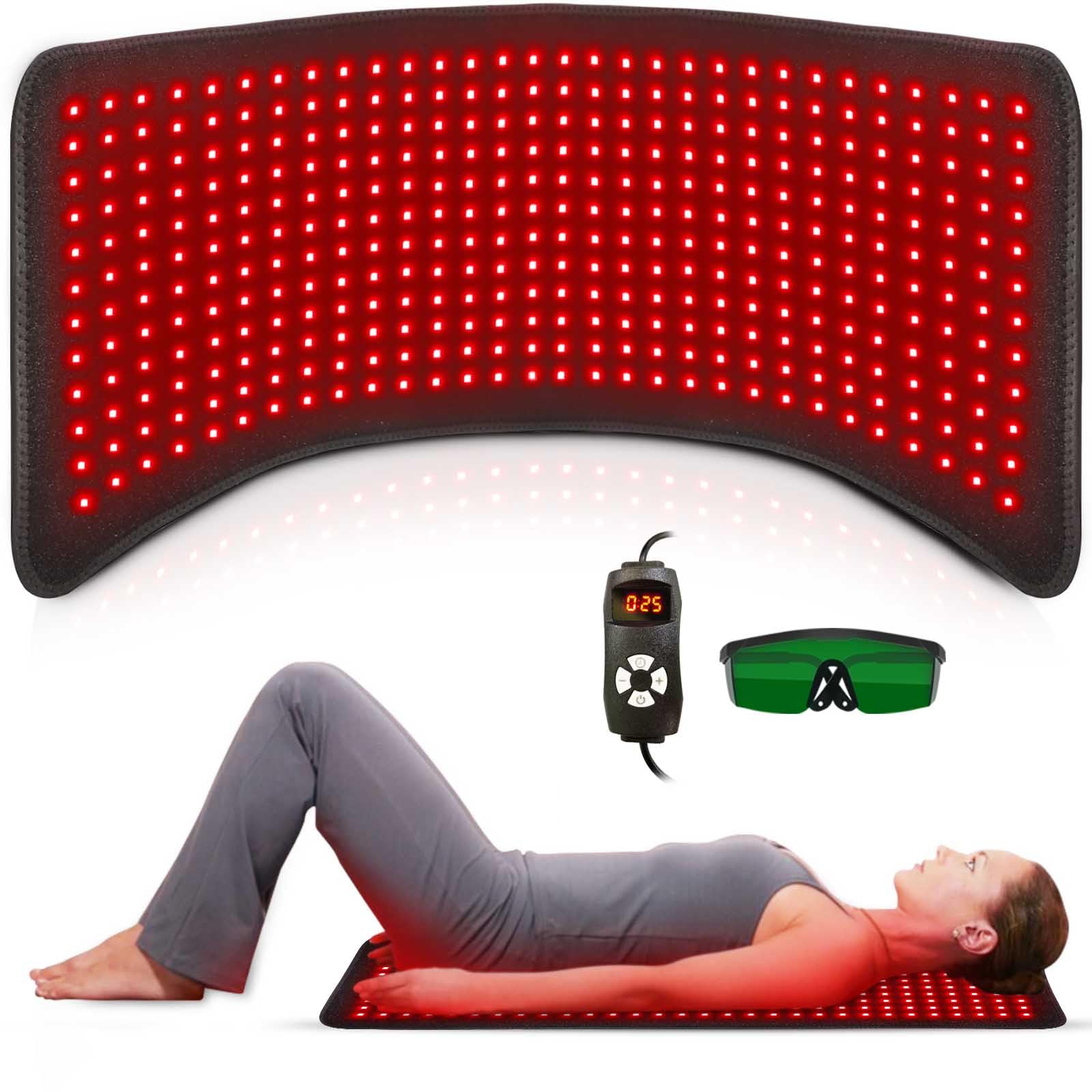 Red Light Therapy Wrap Pad - 360 LED Infrared Light Therapy for Body Pain Relief, Muscle Recovery & Inflammation Reduction | Full Body Treatment for Home Use, Athletes & Chronic Pain Sufferers