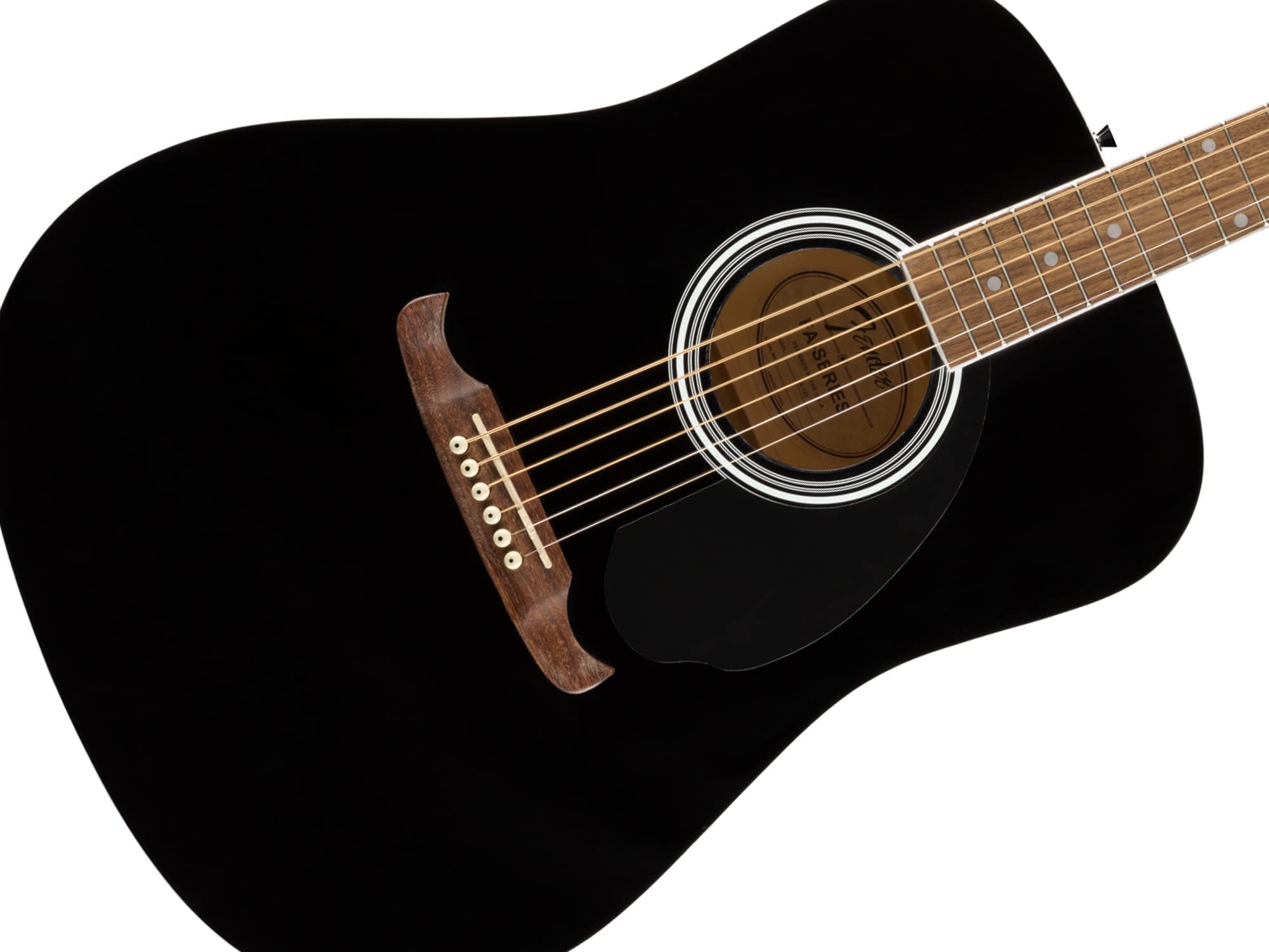 Fender FA-125 Dreadnought Acoustic Guitar Bundle - Black with Gig Bag, Tuner, Strap, Strings, Picks & Instructional DVD | Perfect for Beginners, Campfire Singalongs & Home Practice