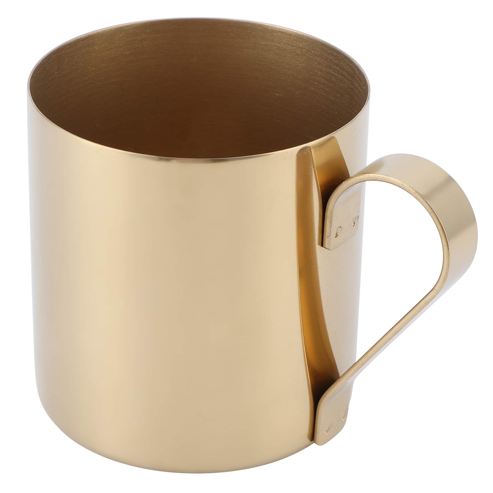 Premium Stainless Steel Mule Mug - 16oz Insulated Copper Beer Cup for Cocktails, Coffee, Water & Milk | High Hardness & Corrosion Resistant | Perfect for Moscow Mule, Iced Drinks & Outdoor Parties (Gold)