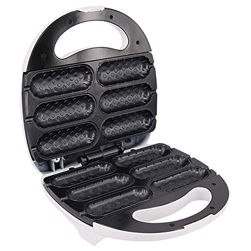ACAMPTAR Electric Hot Dog Maker - Crispy Corn Dog Waffle Machine with French Muffin & Sausage Sticks - Breakfast Baking Grill for Home Use - UK Plug - Perfect for Parties, Snacks & Quick Meals