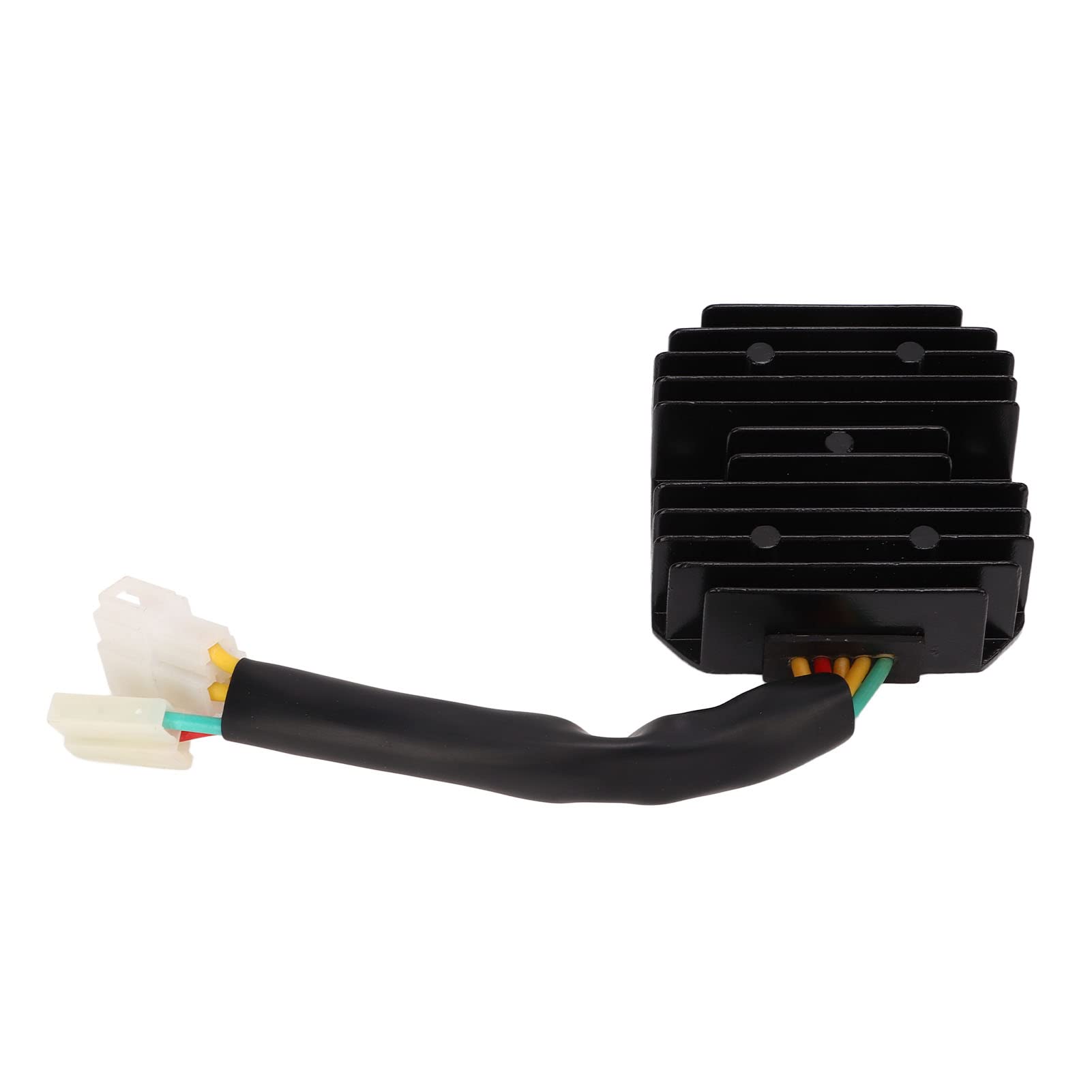 Uxsiya Motorcycle Voltage Regulator - 12V DC Plug & Play Rectifier with Rustproof Design & Excellent Heat Dissipation - Easy Installation for Motorcycle Repair & Maintenance - Perfect for Harley, Honda, Yamaha & Other Bike Models