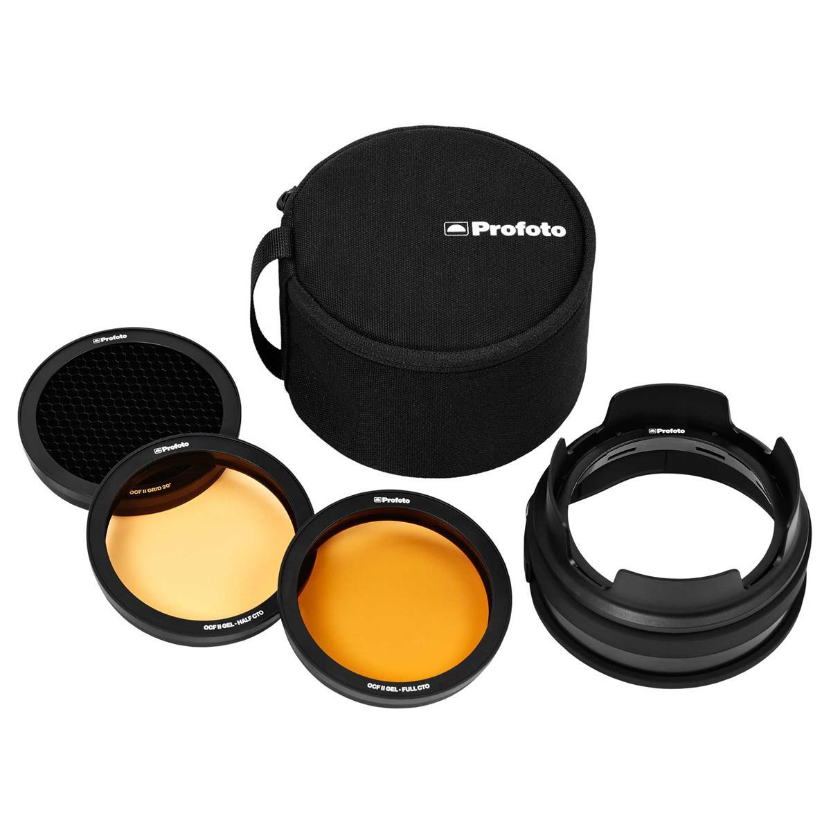 Profoto 101129 OCF II Grid and Gel Kit for Studio & Outdoor Photography - Perfect for Portraits, Product Shots, and Creative Lighting Effects