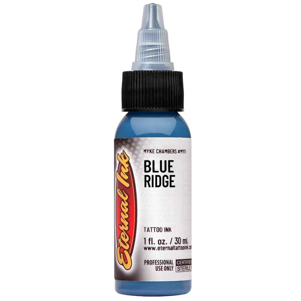 Blue Ridge Premium Eternal Ink - Long-Lasting, Vibrant Colors for Art, Calligraphy & Tattoos | Ideal for Artists, Designers & Tattoo Professionals