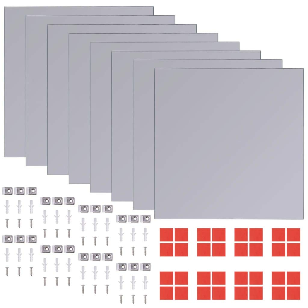 8-Piece Frameless Mirror Tiles Set - 8.1