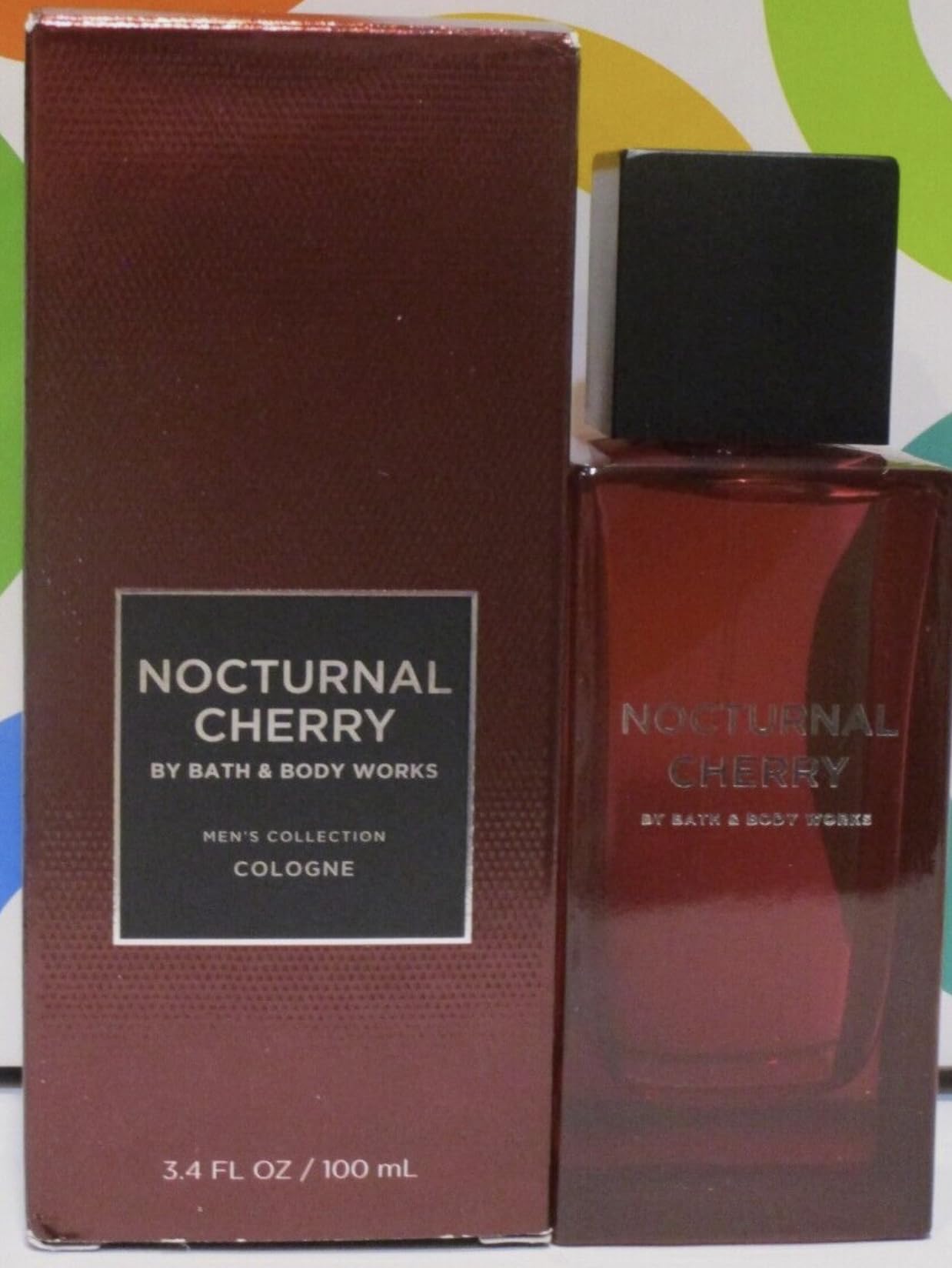 Nocturnal Cherry Cologne for Men - 3.4 oz Body Spray & Fragrance | Long-Lasting Scent for Date Night, Work & Special Occasions