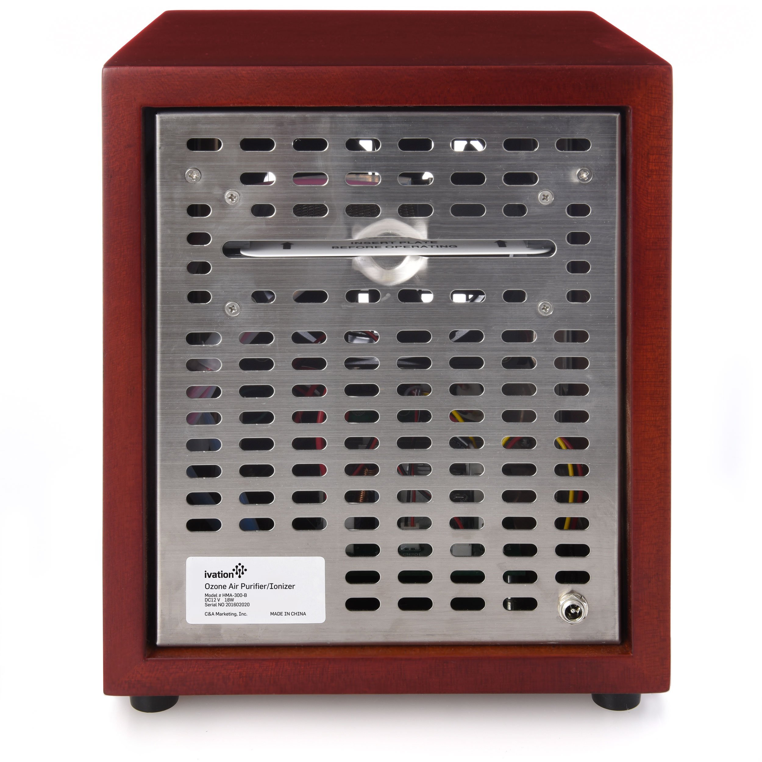 Ivation Ozone Generator Air Purifier & Ionizer - 3500 Sq Ft Coverage for Dust, Pollen, Pet Dander, Smoke Odor Removal - Home, Office, Basement, Car Use