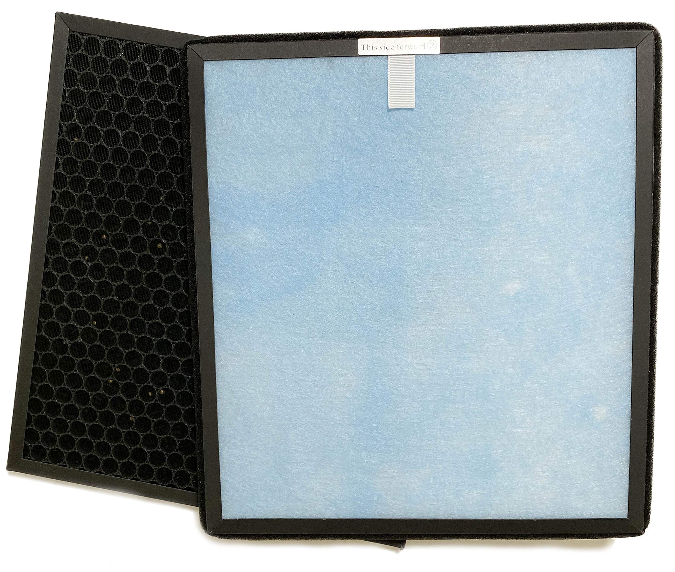 Nispira HSP001 5-in-1 True HEPA Air Purifier Replacement Filters (4 Pack) - Activated Carbon & Cold Catalyst Technology for Smart True HEPA Air Purifiers - Perfect for Home, Office, and Bedroom Air Purification