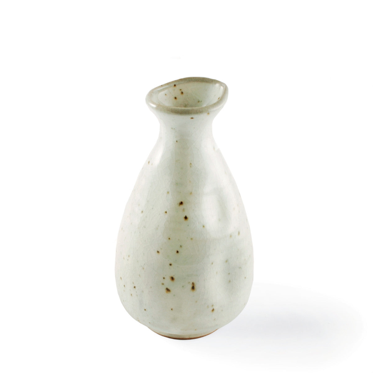 Premium Cracked Glaze Ceramic Sake Server Tokkuri - 10 oz Traditional Japanese Rice Wine Pourer for Authentic Dining Experience, Perfect for Sushi Nights & Asian Cuisine Entertaining