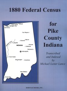 1880 Pike County, Indiana Census Records - Genealogy Research & Family History Documents for Ancestry Search