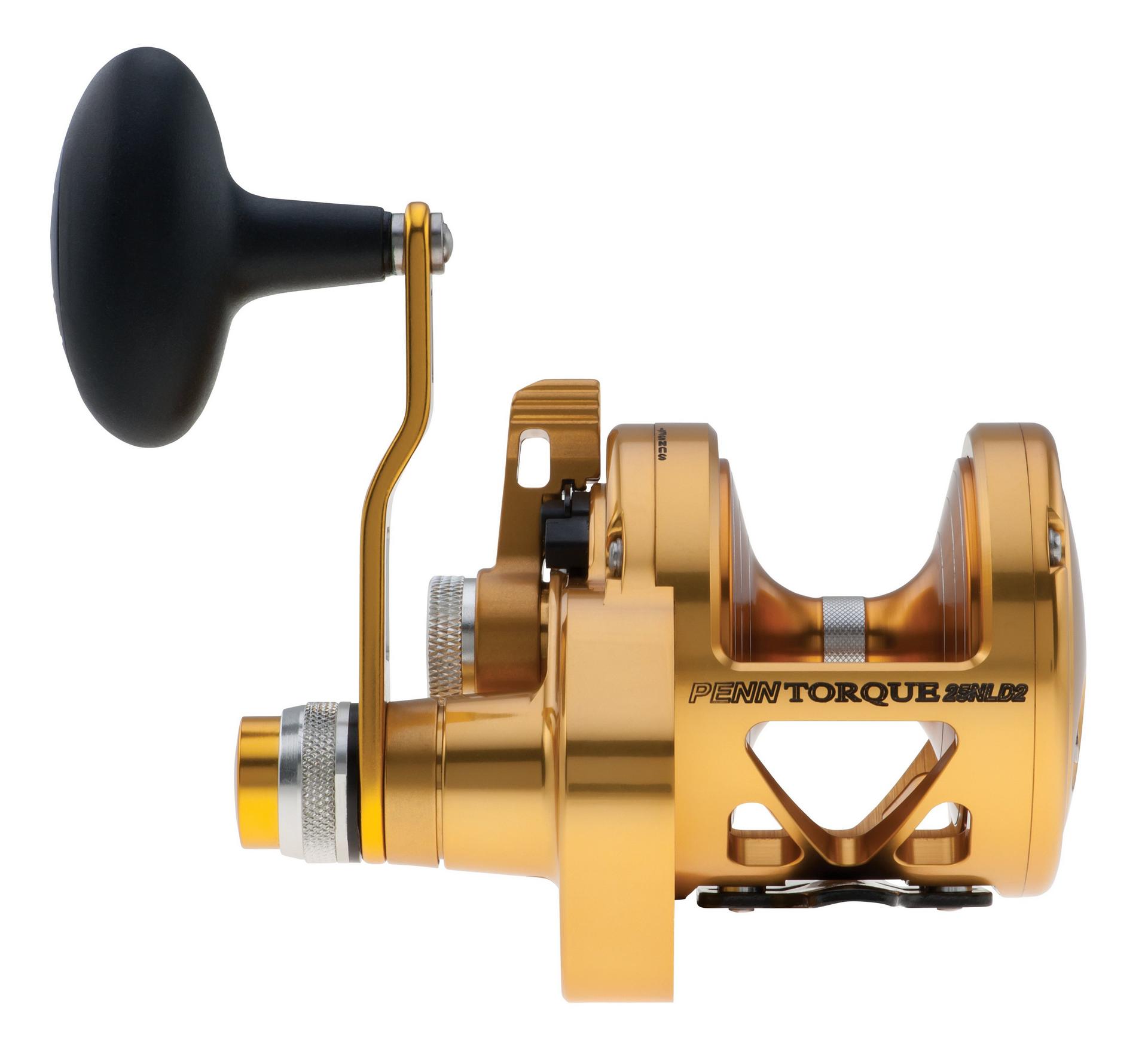 Torque® Lever Drag 2-Speed Conventional Fishing Reel - Saltwater & Freshwater Trolling Reel for Offshore & Inshore Fishing