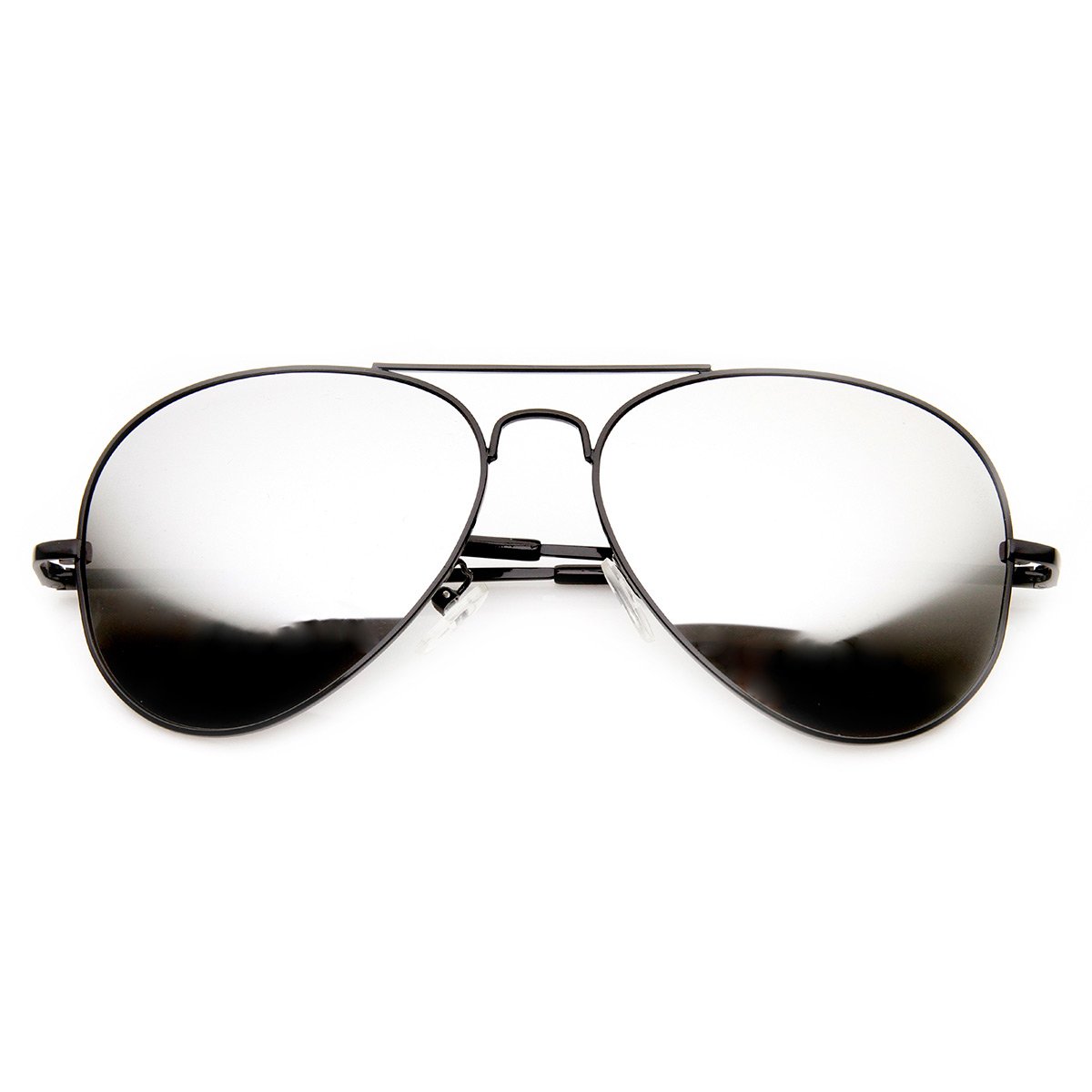 ZeroUV Full Mirror Aviator Sunglasses - Polarized Metal Frame UV400 Protection for Men & Women - Perfect for Driving, Beach, and Outdoor Activities
