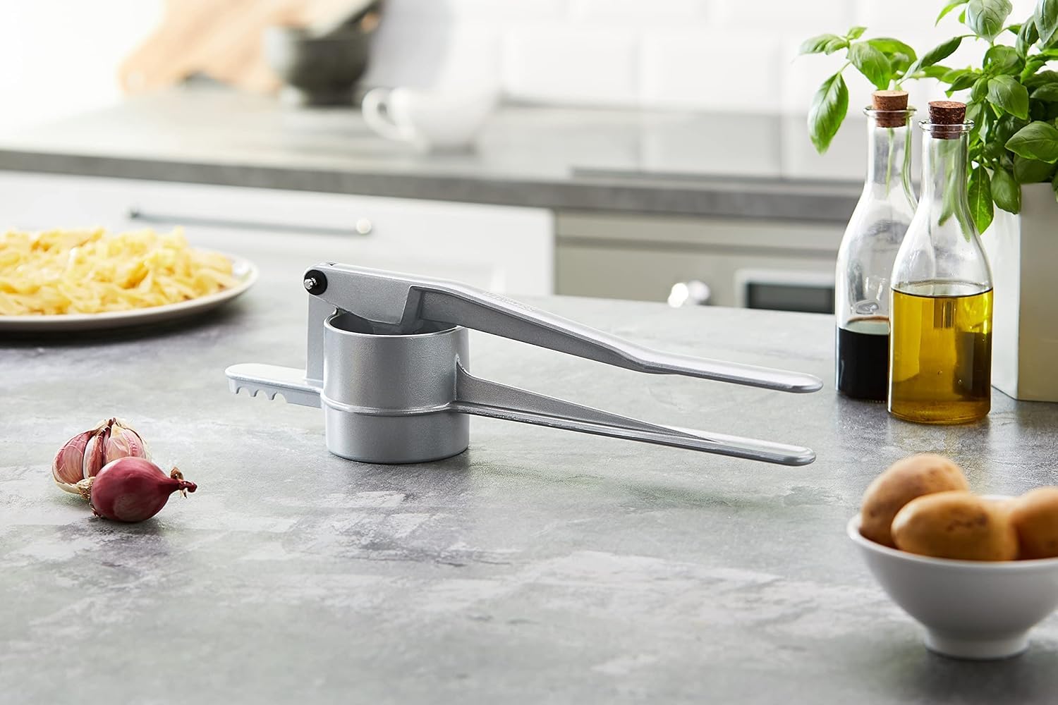 Westmark Spaetzle Maker - Classic Round Noodle Press for German Dumplings | Perfect for Homemade Spaetzle, Knöpfle & Egg Noodles | Great for Traditional German Cooking & European Cuisine
