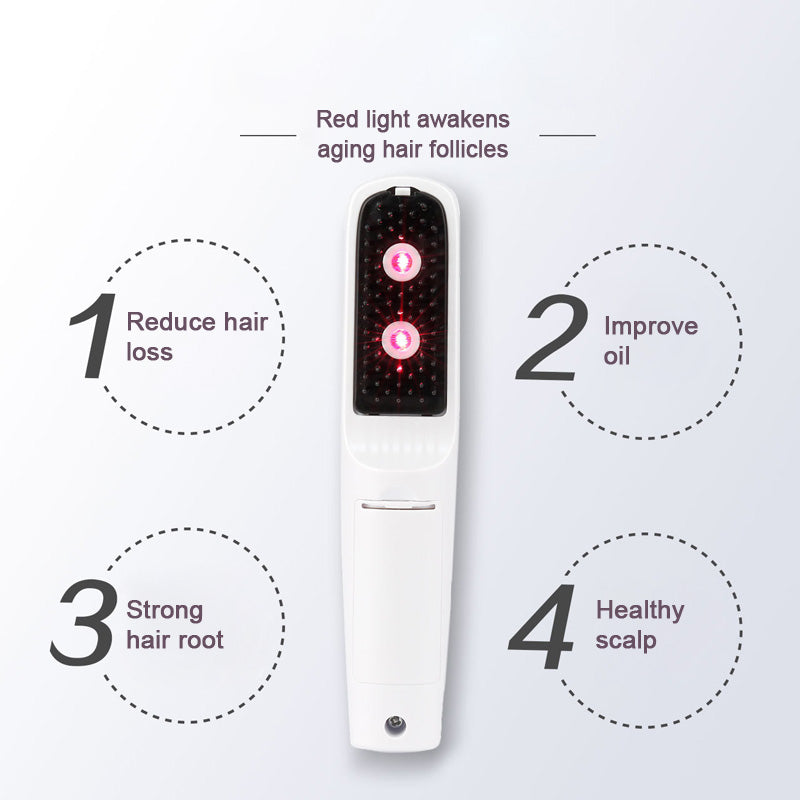 Electric Scalp Massage Comb for Hair Growth & Relaxation – Rechargeable Hair Care Brush for Head Spa, Stress Relief & Improved Blood Circulation – Perfect for Home & Salon Use