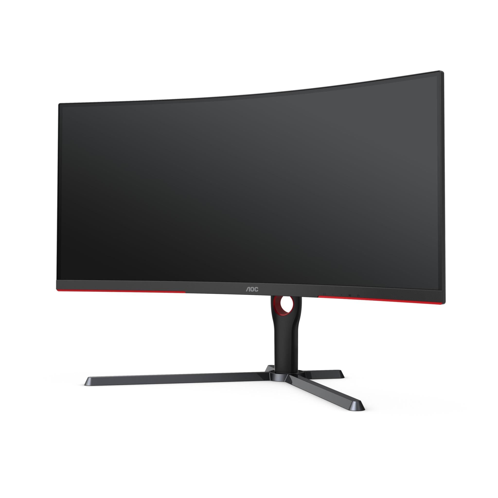 AOC CU34G3S 34 Inch WQHD 165Hz 1ms Curved Gaming Monitor - Immersive 1500R Curvature, AMD FreeSync Premium, HDR Ready for PC & Console Gaming, Home Office & Entertainment Setup