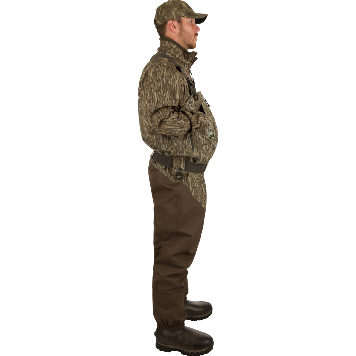 Insulated Guardian Elite HND Front Zip Wader - Waterproof Fishing Waders for Men - Brown Camo - Perfect for Fly Fishing, Hunting & Outdoor Adventures