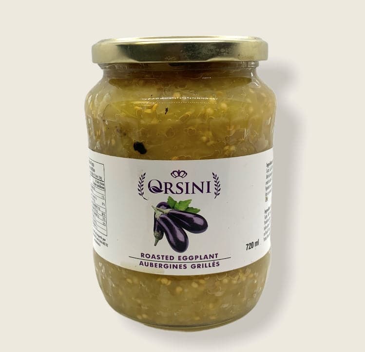 Roasted Eggplant Spread (Kozlenmis Patlican) - 720ml Jar | Authentic Mediterranean Dip for Bread, Crackers & Appetizers | Perfect for Parties & Family Gatherings