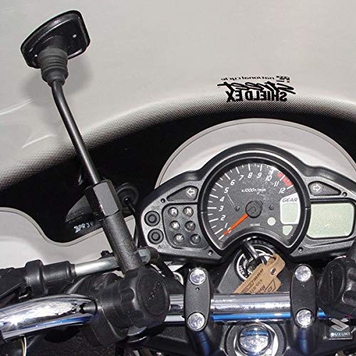 National Cycle Light Tint Street Shield EX Windshield for 7/8 inch Handlebars - Universal Fit Motorcycle Windshield for Cruisers & Touring Bikes - Reduces Wind Blast on Highway Rides