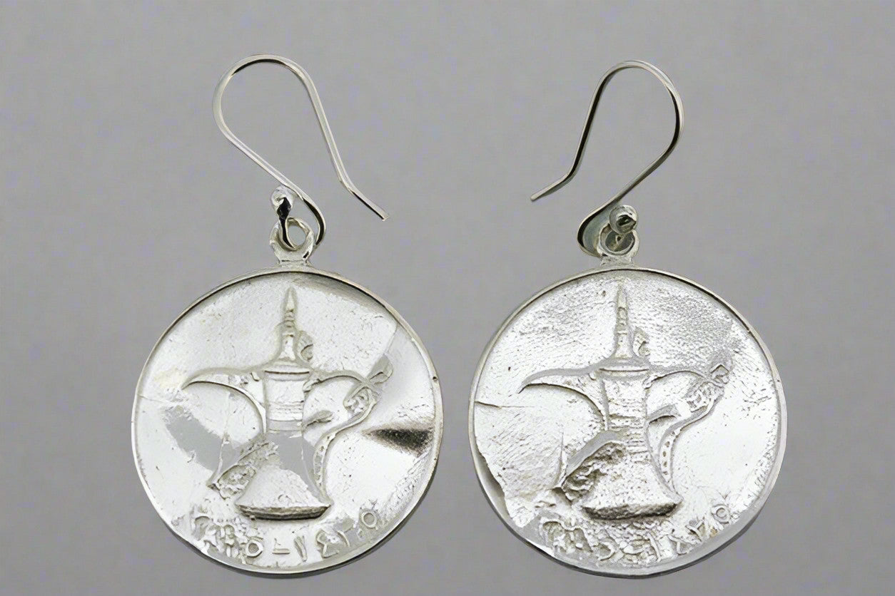 Genie Lantern Coin Earrings - Sterling Silver Jewelry for Women - Perfect for Boho, Festival & Everyday Wear