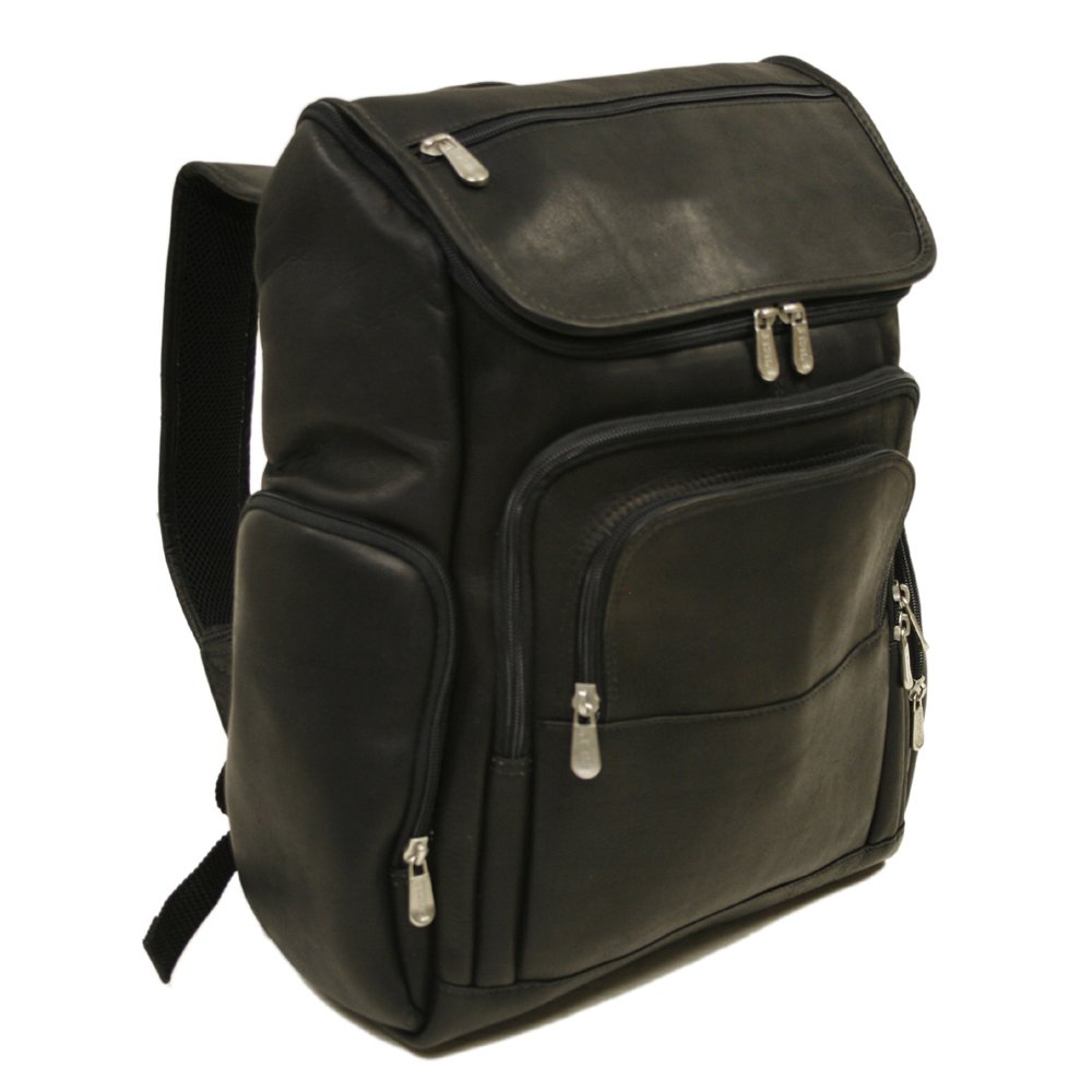 Durable Multi-Pocket Laptop Backpack for Men & Women - Waterproof Travel Backpack with USB Charging Port - Perfect for Work, School & Business Trips (Black, One Size)