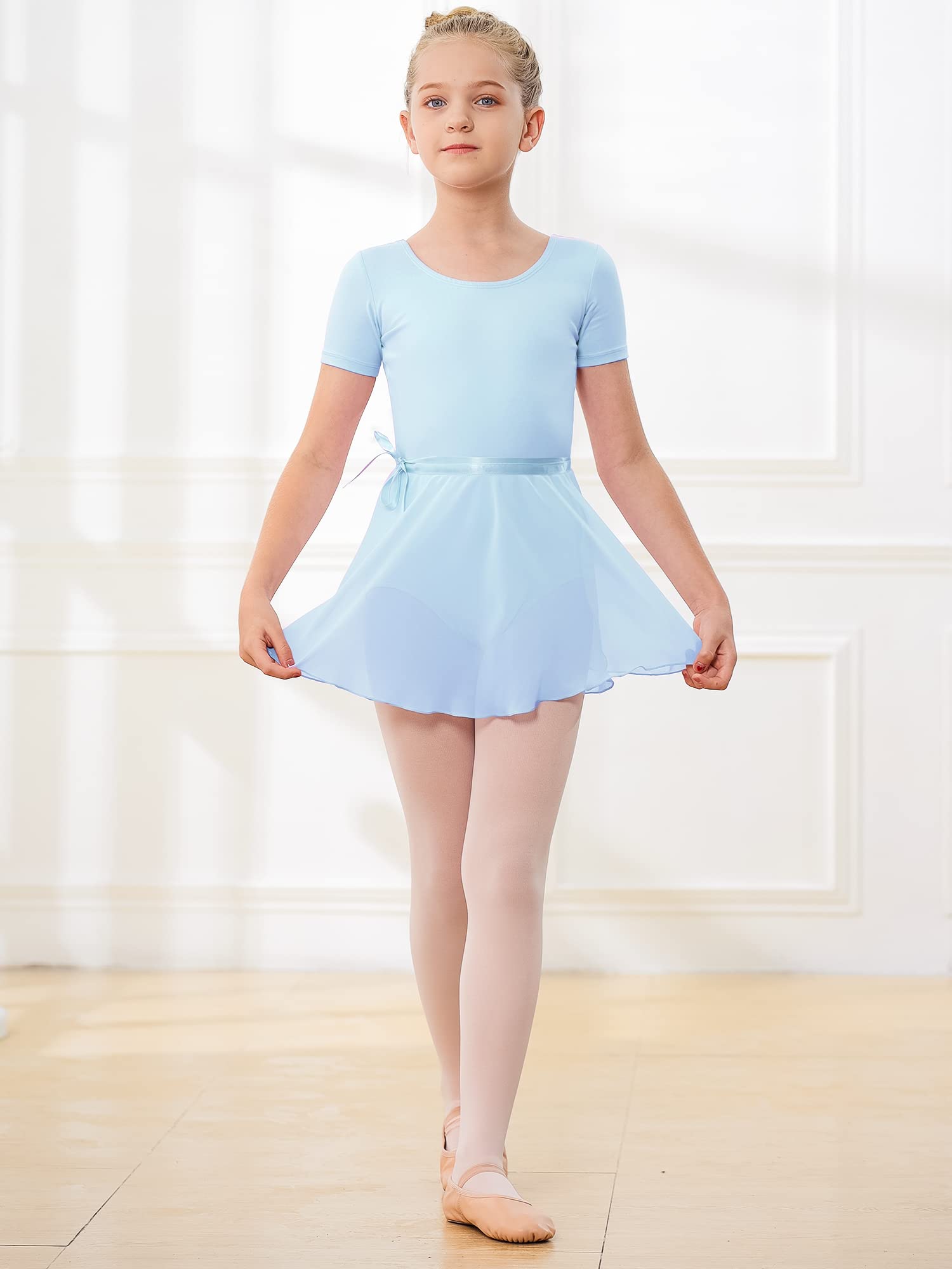 **Stelle Ballet Leotards for Girls - Toddler Dance Dress Outfit with Skirt & Tights (Toddler/Kids Sizes) - Perfect for Ballet Class, Recitals & Dance Performances**