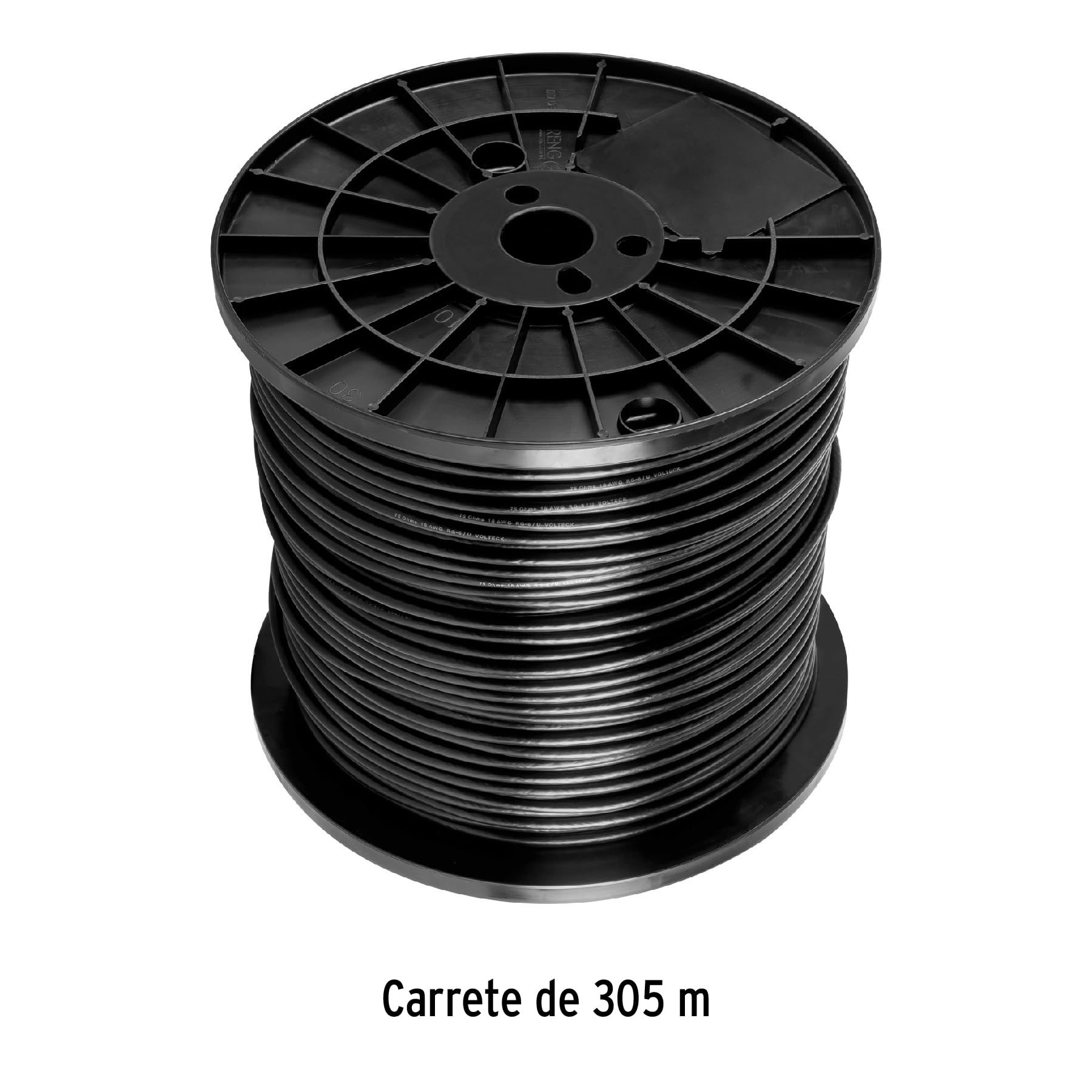 High-Quality RG6 Coaxial Cable - 300 Meters (984 Feet) Male to Female Connector for TV, Modem, Router & Satellite - Perfect for Home Theater, CCTV & Internet Setup